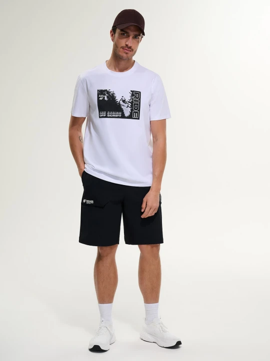 Zdjęcie produktu 4F Spodenki casual męskie - czarne XL