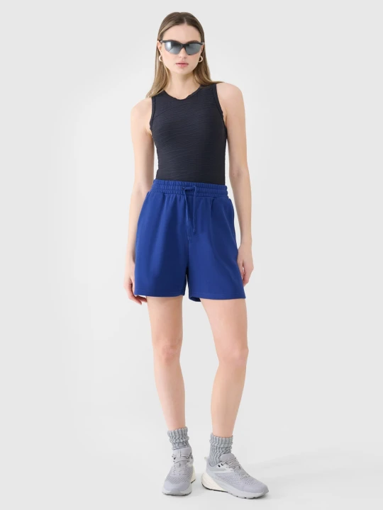 Zdjęcie produktu 4F Spodenki dresowe damskie - granatowe XL