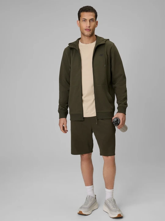 Zdjęcie produktu 4F Spodenki dresowe męskie - khaki L zielony