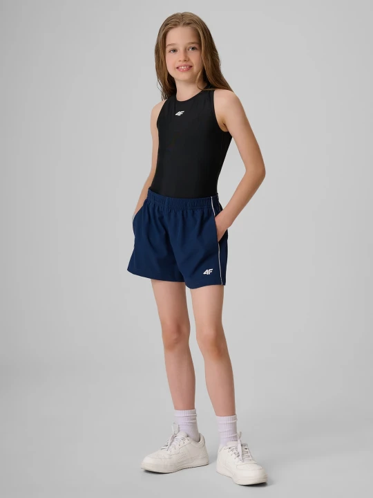 Zdjęcie produktu 4F Spodenki sportowe dziewczęce - granatowe 146/152 (10-12 lat)