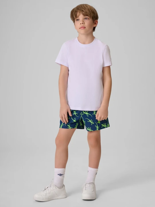 Zdjęcie produktu 4F Spodenki plażowe boardshorty chłopięce - multikolor 122 / 128 (6-8 lat)