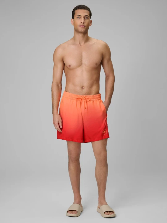Zdjęcie produktu 4F Spodenki plażowe boardshorty męskie - pomarańczowe S