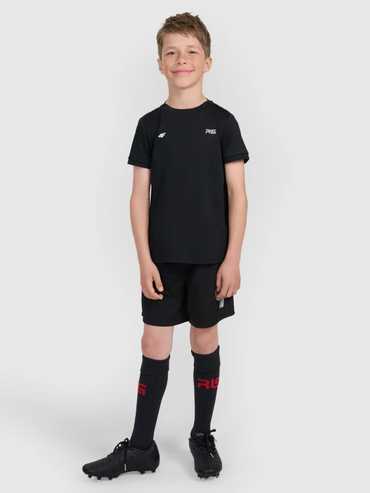 Zdjęcie produktu 4F Spodenki sportowe dziecięce 4F JUNIOR x Robert Lewandowski - czarne 158 / 164 (12-14 lat)