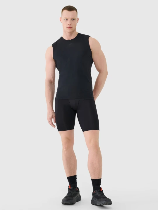 Zdjęcie produktu 4F Spodenki treningowe slim szybkoschnące męskie - czarne XL