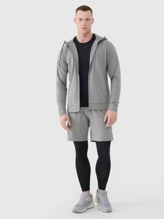 Zdjęcie produktu 4F Spodenki treningowe szybkoschnące męskie - szare 3XL