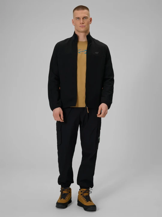 Zdjęcie produktu 4F Spodnie casual cargo męskie - czarne XS