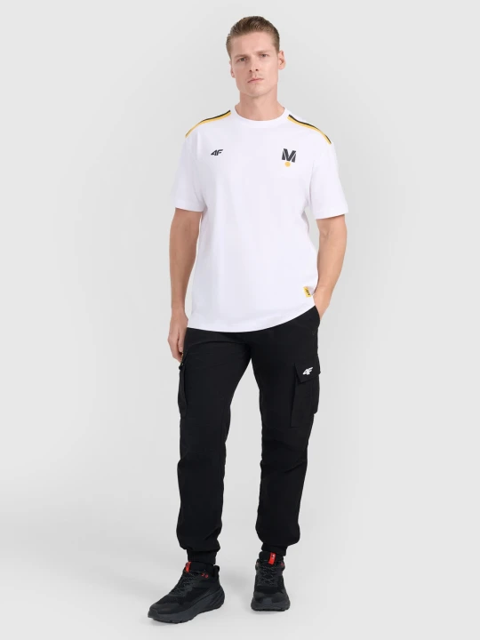 Zdjęcie produktu 4F Spodnie casual cargo uniseks 4F x Drift Masters - czarne S