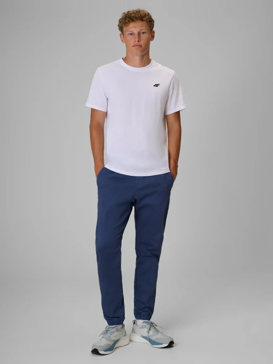 Zdjęcie produktu 4F Spodnie casual joggery męskie - denim 3XL Granatowy