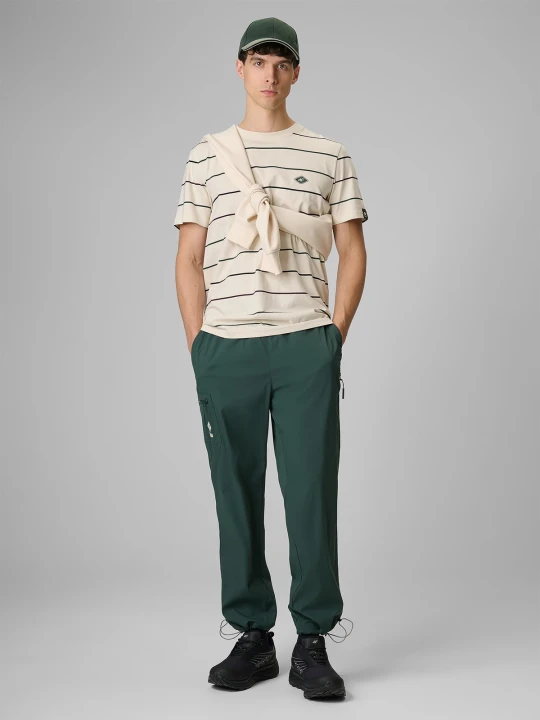 Zdjęcie produktu 4F Spodnie casual joggery męskie - zielone XL