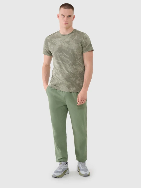 Zdjęcie produktu 4F Spodnie casual męskie - khaki L zielony