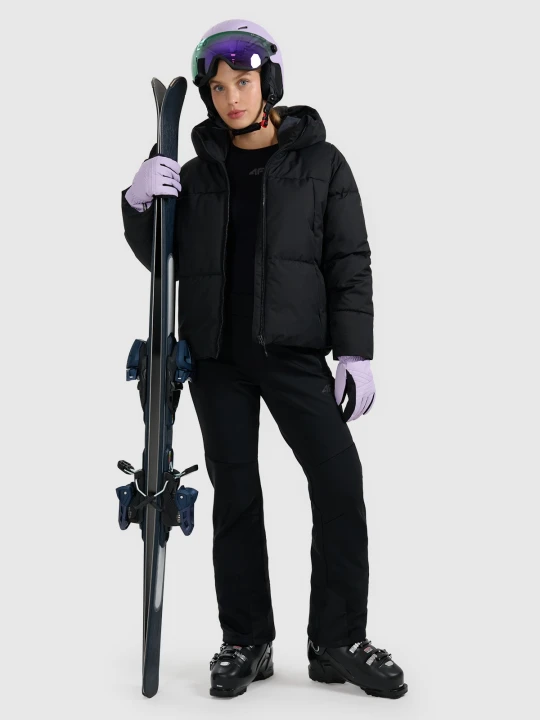 Zdjęcie produktu 4F Spodnie narciarskie softshell membrana 10000 damskie - czarne XS