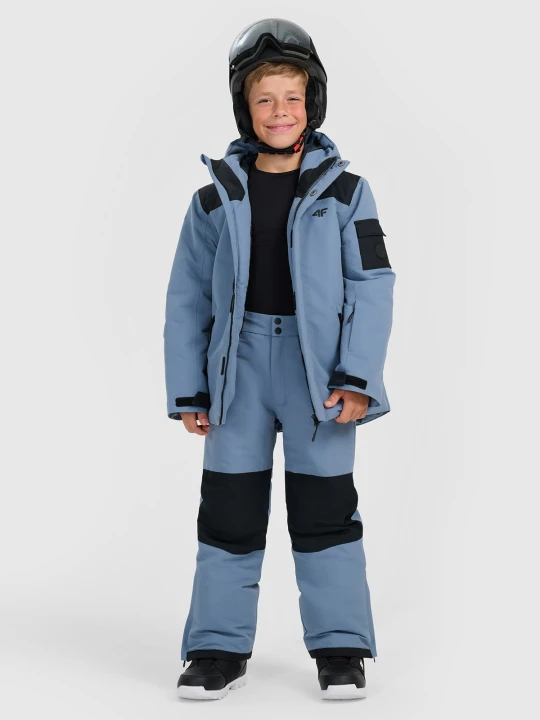 Zdjęcie produktu 4F Spodnie snowboardowe membrana 10000 chłopięce - granatowe 164 (13-14 lat)