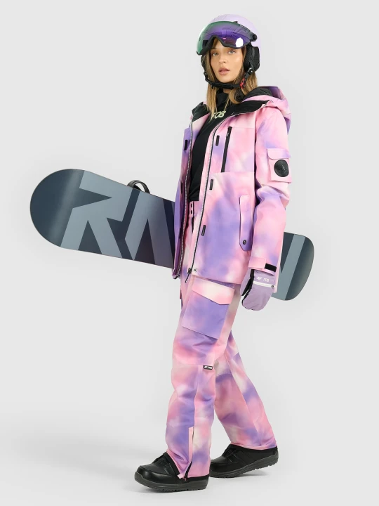 Zdjęcie produktu 4F Spodnie snowboardowe membrana 15000 damskie - multikolor M