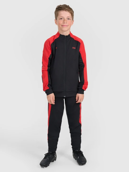 Zdjęcie produktu 4F Spodnie sportowe dziecięce 4F JUNIOR x Robert Lewandowski - czarne 134 / 140 (8-10 lat)