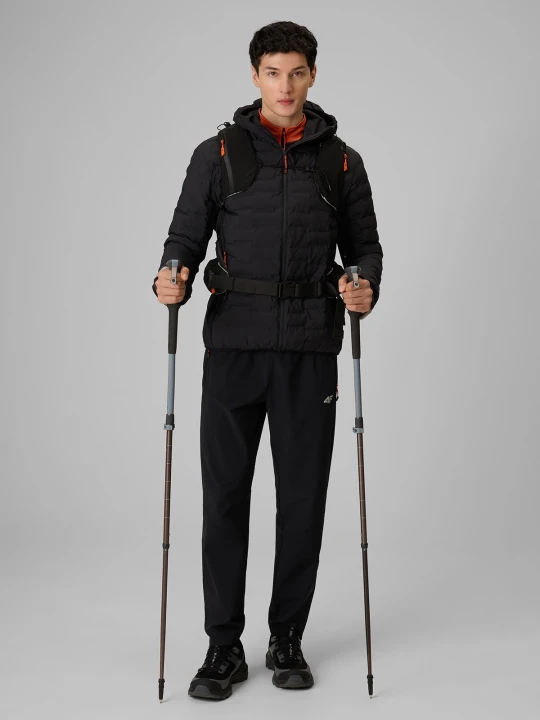 Zdjęcie produktu 4F Spodnie trekkingowe szybkoschnące męskie - czarne 3XL