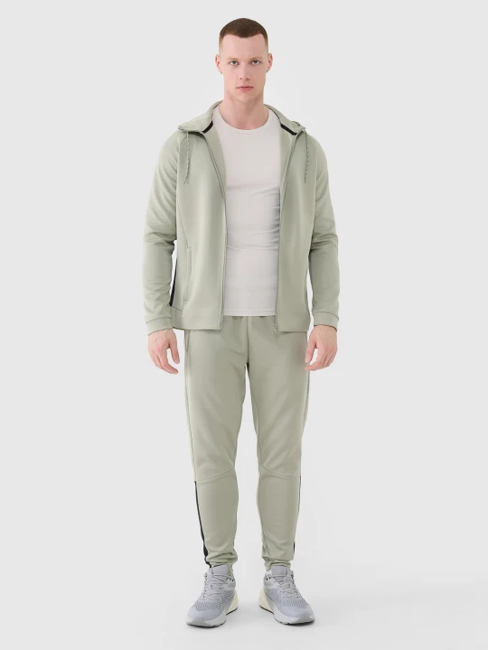 Zdjęcie produktu 4F Spodnie treningowe szybkoschnące męskie - khaki 3XL zielony