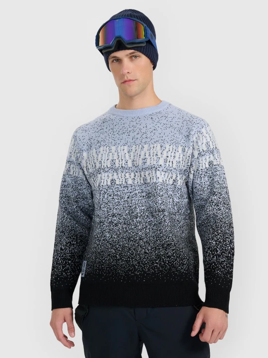 Zdjęcie produktu 4F Sweter męski - granatowy XL Niebieski