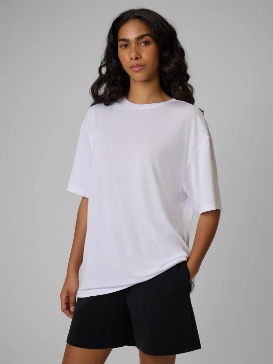 Zdjęcie produktu 4F T-shirt loose gładki damski - biały M