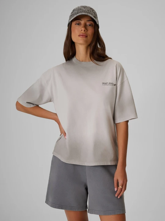 Zdjęcie produktu 4F T-shirt loose z nadrukiem damski - szary M
