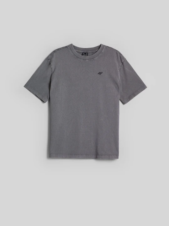 Zdjęcie produktu 4F T-shirt loose z nadrukiem damski - szary XS