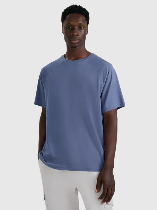 Zdjęcie produktu 4F T-shirt oversize gładki męski - granatowy S