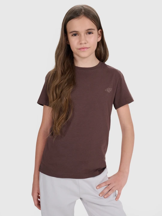 Zdjęcie produktu 4F T-shirt regular gładki (2-pack) dziecięcy - multikolor 122 / 128 (6-8 lat)