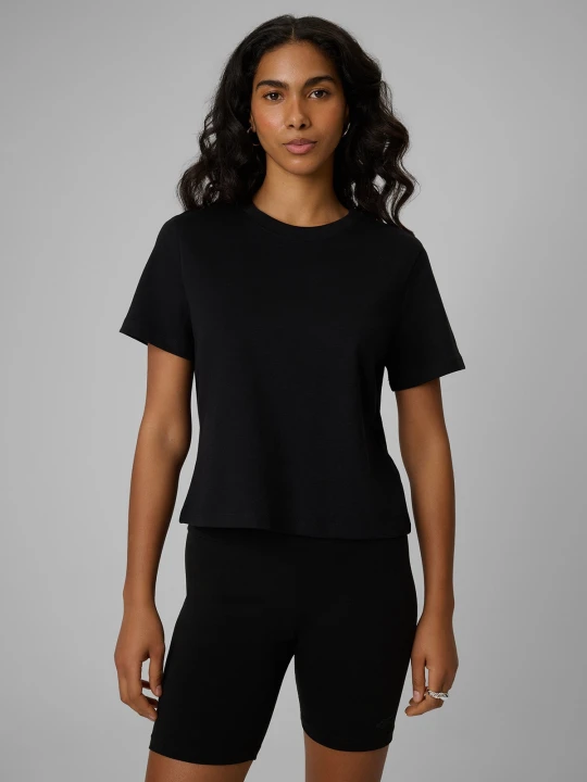 Zdjęcie produktu 4F T-shirt regular gładki damski - czarny L