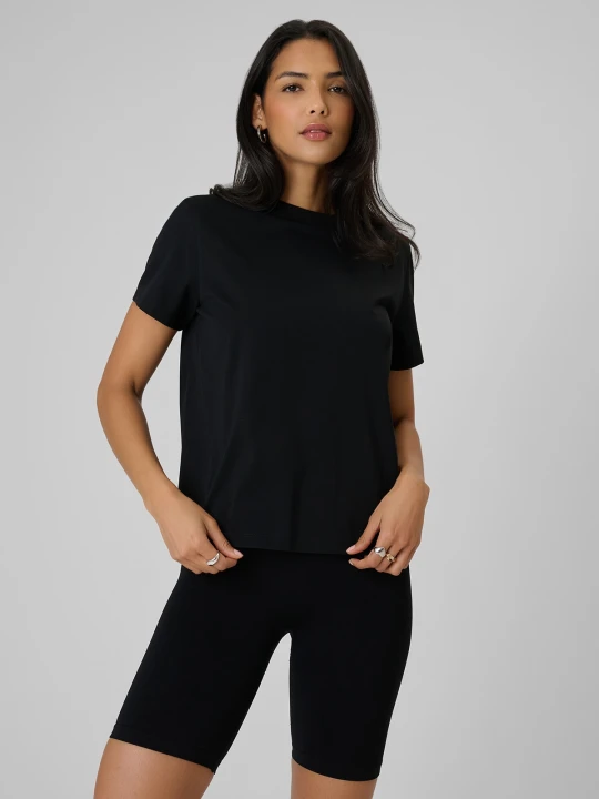 Zdjęcie produktu 4F T-shirt regular gładki damski - czarny S