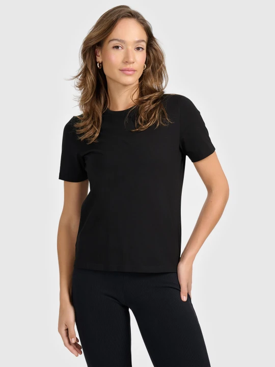 Zdjęcie produktu 4F T-shirt regular gładki damski - czarny XS