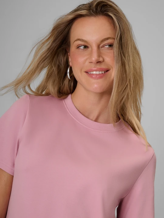 Zdjęcie produktu 4F T-shirt regular gładki damski - różowy S