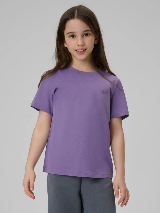 Zdjęcie produktu 4F T-shirt regular gładki dziewczęcy (2-pack) - multikolor 146 / 152 (10-12 lat)