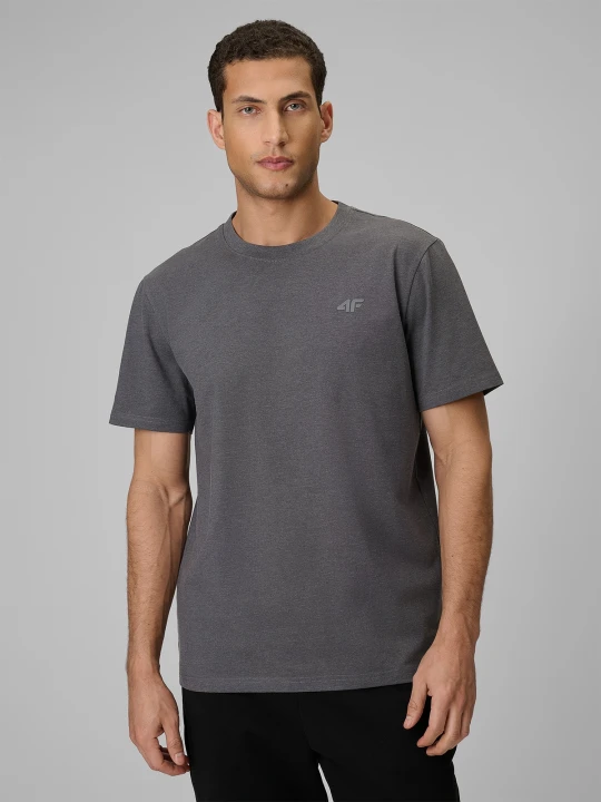 Zdjęcie produktu 4F T-shirt regular gładki męski (2-pack) - multikolor L
