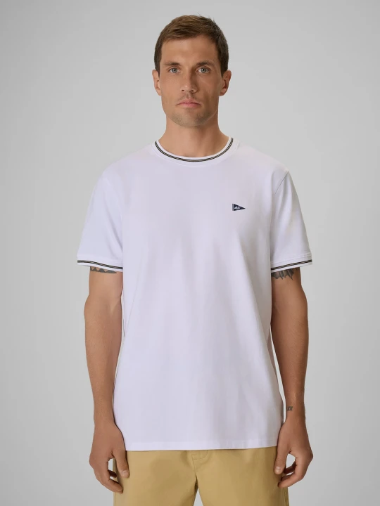 Zdjęcie produktu 4F T-shirt regular gładki męski - biały M