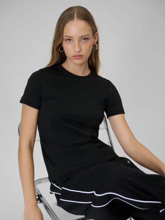 Zdjęcie produktu 4F T-shirt regular z nadrukiem damski - czarny M