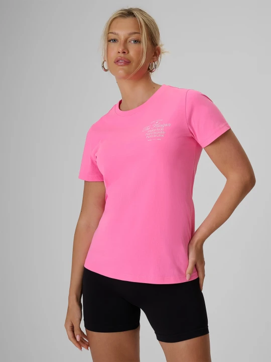 Zdjęcie produktu 4F T-shirt regular z nadrukiem damski - różowy XS