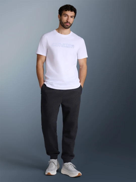 Zdjęcie produktu 4F T-shirt regular z nadrukiem męski - biały XXL