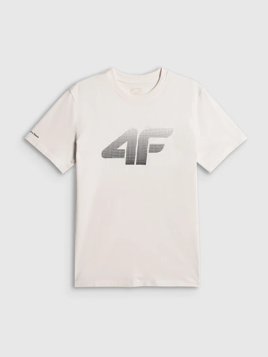 Zdjęcie produktu 4F T-shirt regular z nadrukiem męski - biały S