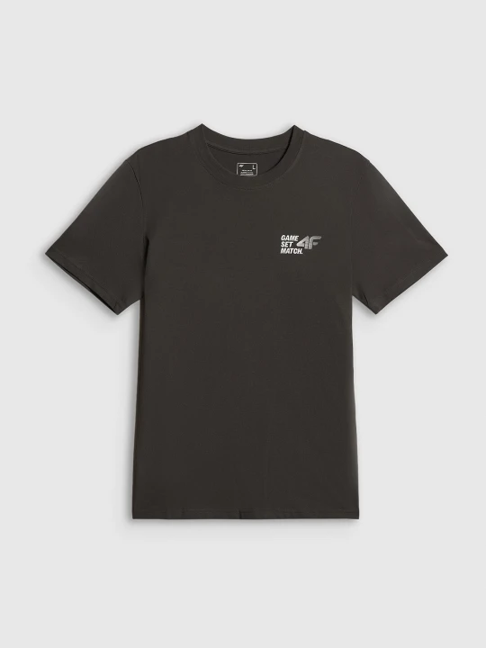 Zdjęcie produktu 4F T-shirt regular z nadrukiem męski - szary M
