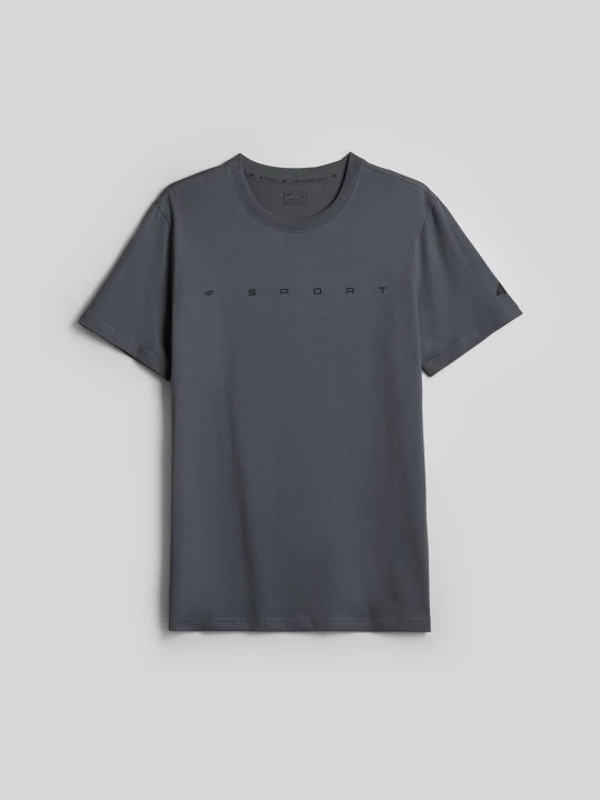 Zdjęcie produktu 4F T-shirt regular z nadrukiem męski - szary S