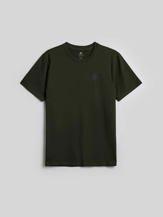 Zdjęcie produktu 4F T-shirt regular z nadrukiem męski - zielony M