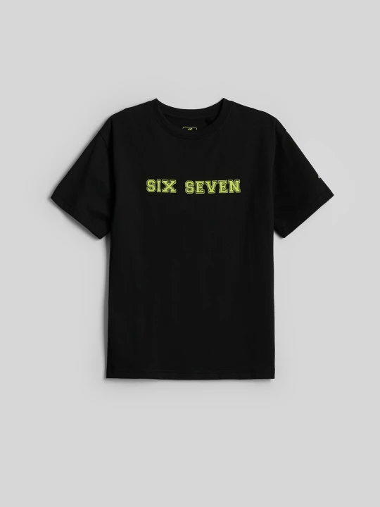 Zdjęcie produktu 4F T-shirt relaxed z nadrukiem chłopięcy - czarny 158 (12-13 lat)