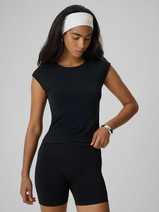 Zdjęcie produktu 4F T-shirt slim z modalem damski - czarny S