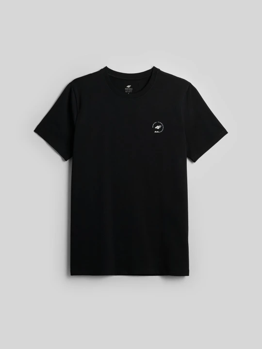 Zdjęcie produktu 4F T-shirt slim z nadrukiem męski - czarny XL