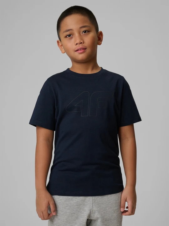 Zdjęcie produktu 4F T-shirt z nadrukiem chłopięcy - granatowy 134 (8-9 lat)