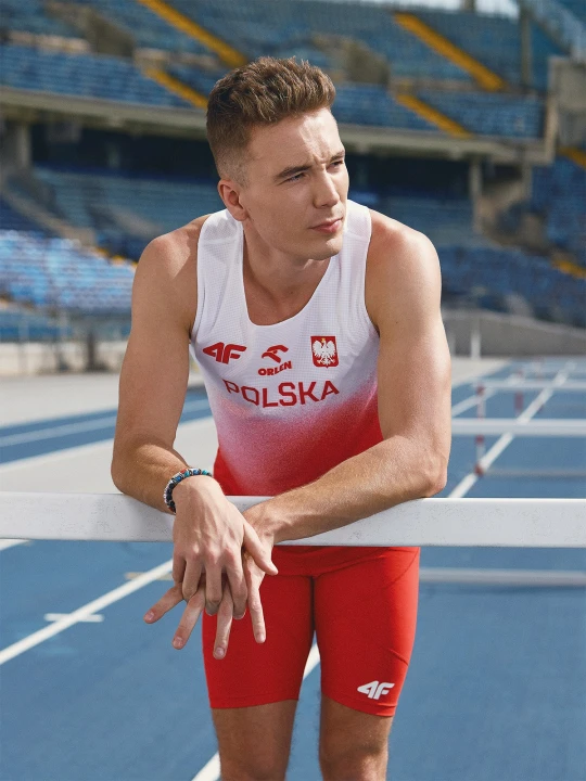 Zdjęcie produktu 4F Tank top reprezentacji Polski replika męski 4F x PZLA - czerwony XL