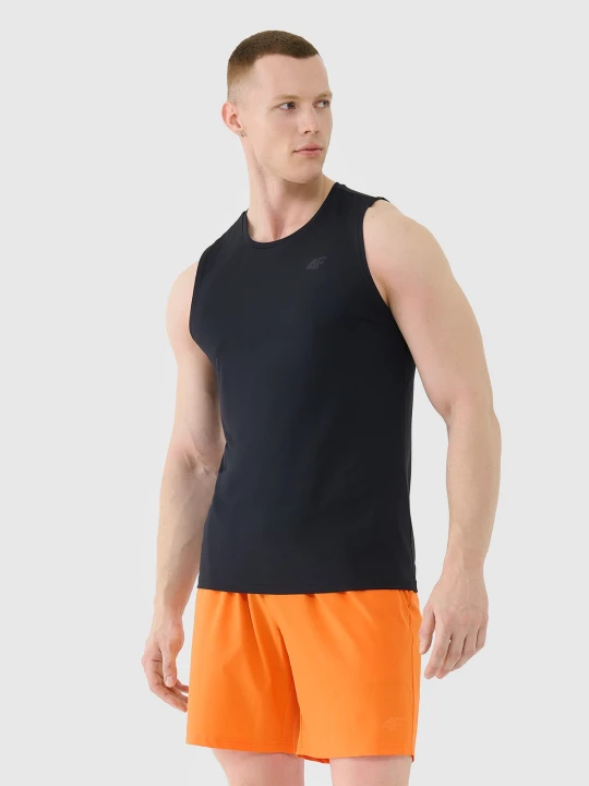 Zdjęcie produktu 4F Tank top treningowy szybkoschnący męski - czarny S