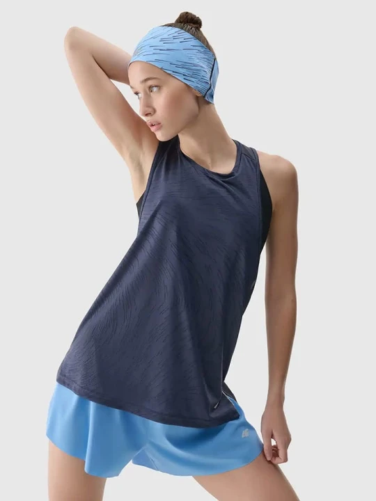 Zdjęcie produktu 4F Top sportowy w kolorze granatowym rozmiar: 3XL