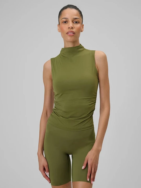 Zdjęcie produktu 4F Top sportowy w kolorze khaki rozmiar: M