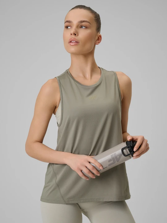Zdjęcie produktu 4F Top treningowy loose szybkoschnący damski - zielony XS