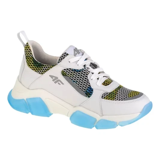 Zdjęcie produktu 4F Wmn's Casual H4L-OBDL254-34S, Damskie, Białe, buty sneakers, skóra licowa, rozmiar: 36